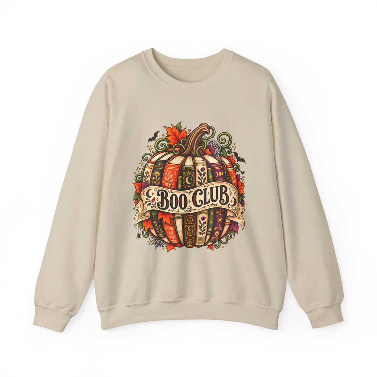 Boo Club Sweatshirt, Halloween Book Club Crewneck, Spooky Bookish Pumpkin, Cozy Fall Reading Gift for Book Lovers