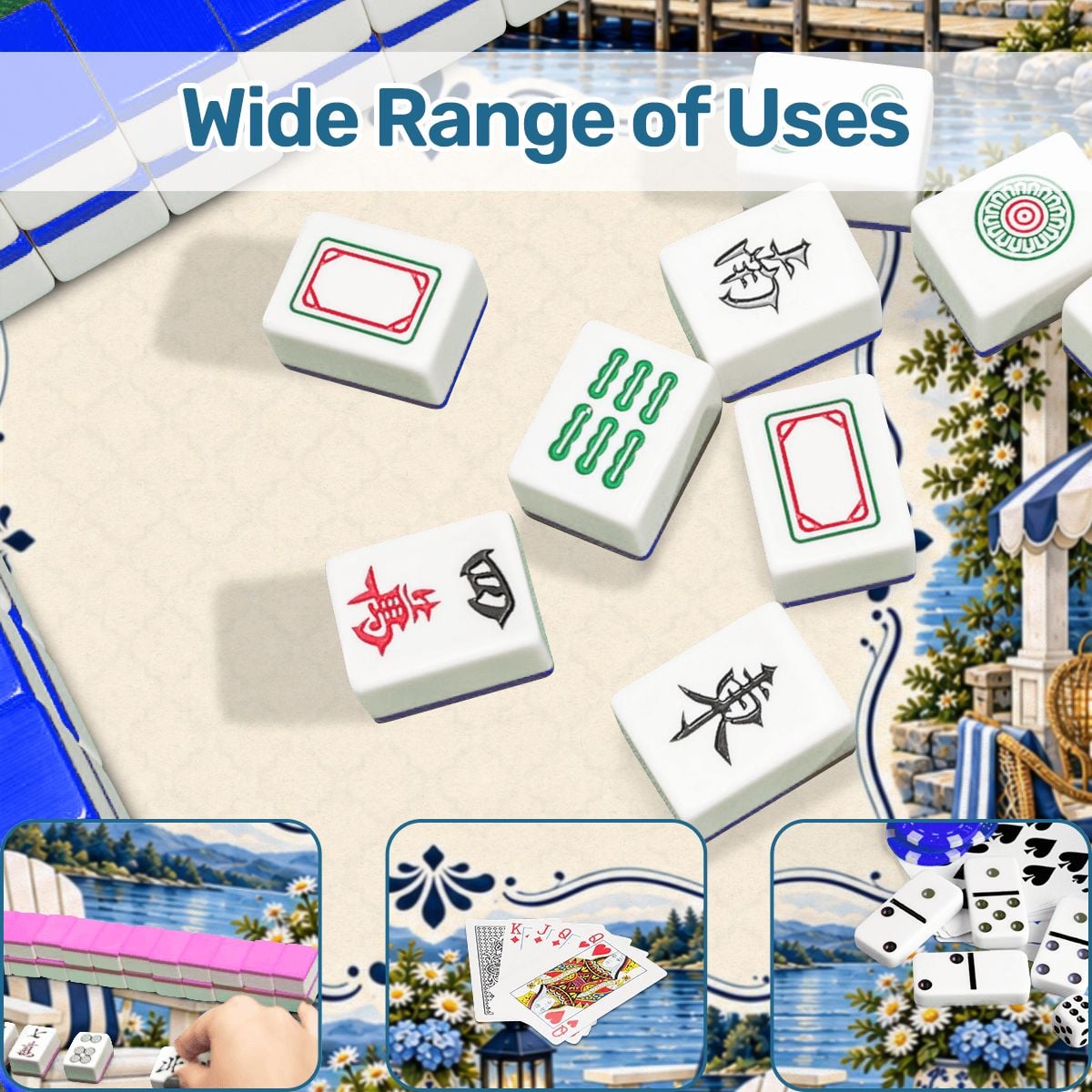 Lake Lovers Mahjong Mat (Made in USA)