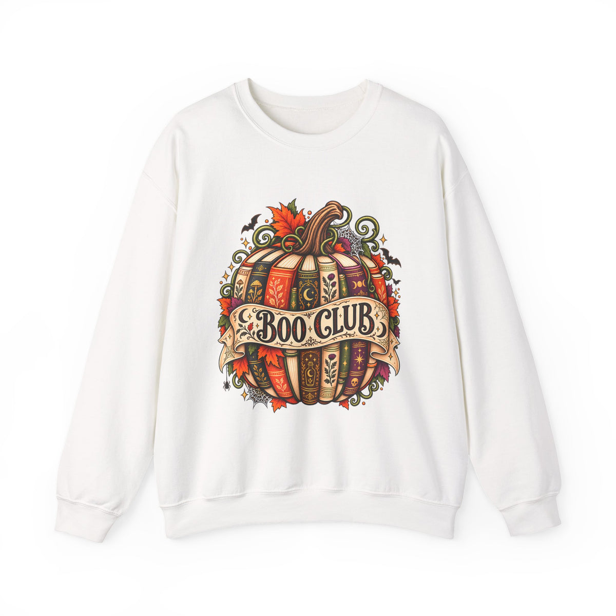 Boo Club Sweatshirt, Halloween Book Club Crewneck, Spooky Bookish Pumpkin, Cozy Fall Reading Gift for Book Lovers