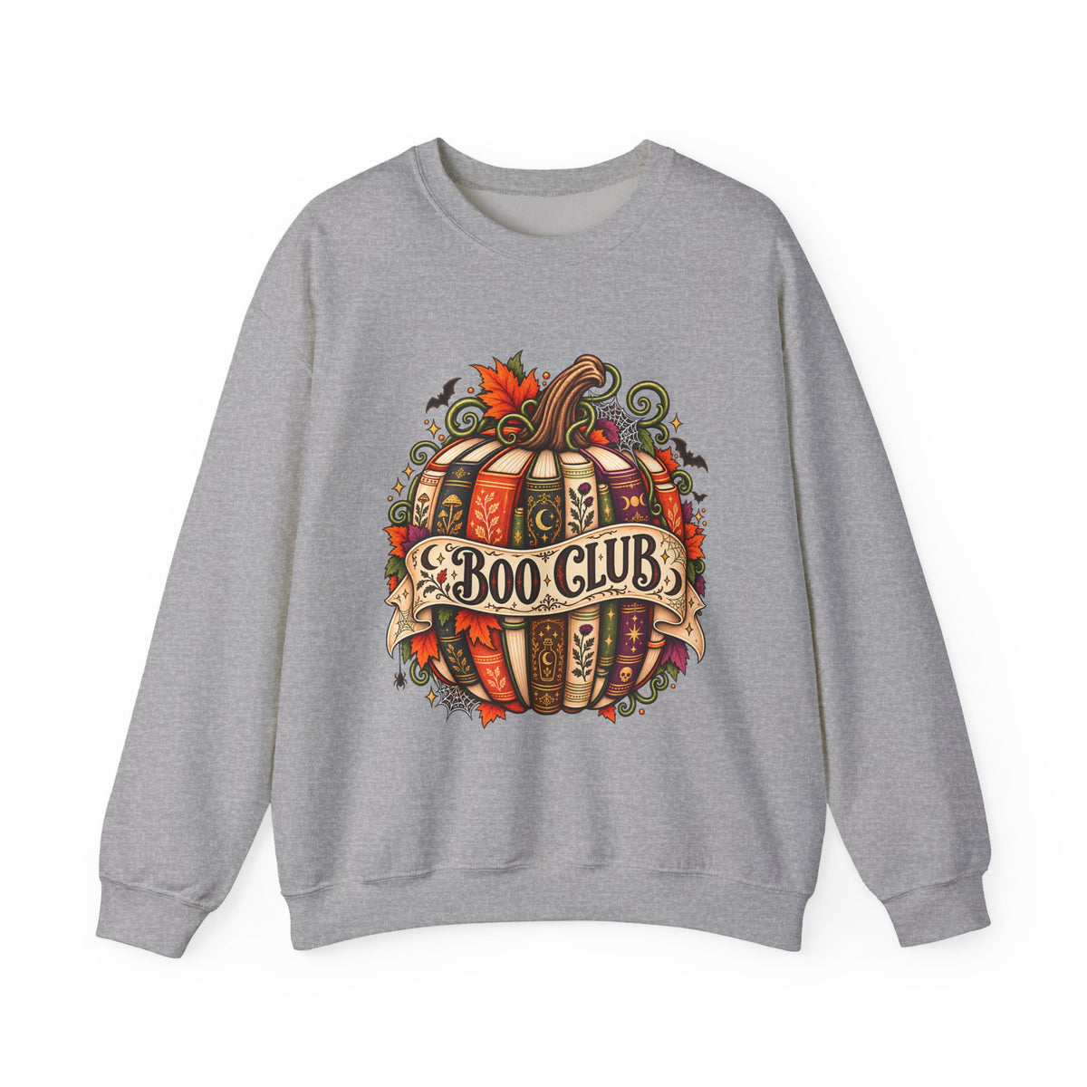Boo Club Sweatshirt, Halloween Book Club Crewneck, Spooky Bookish Pumpkin, Cozy Fall Reading Gift for Book Lovers