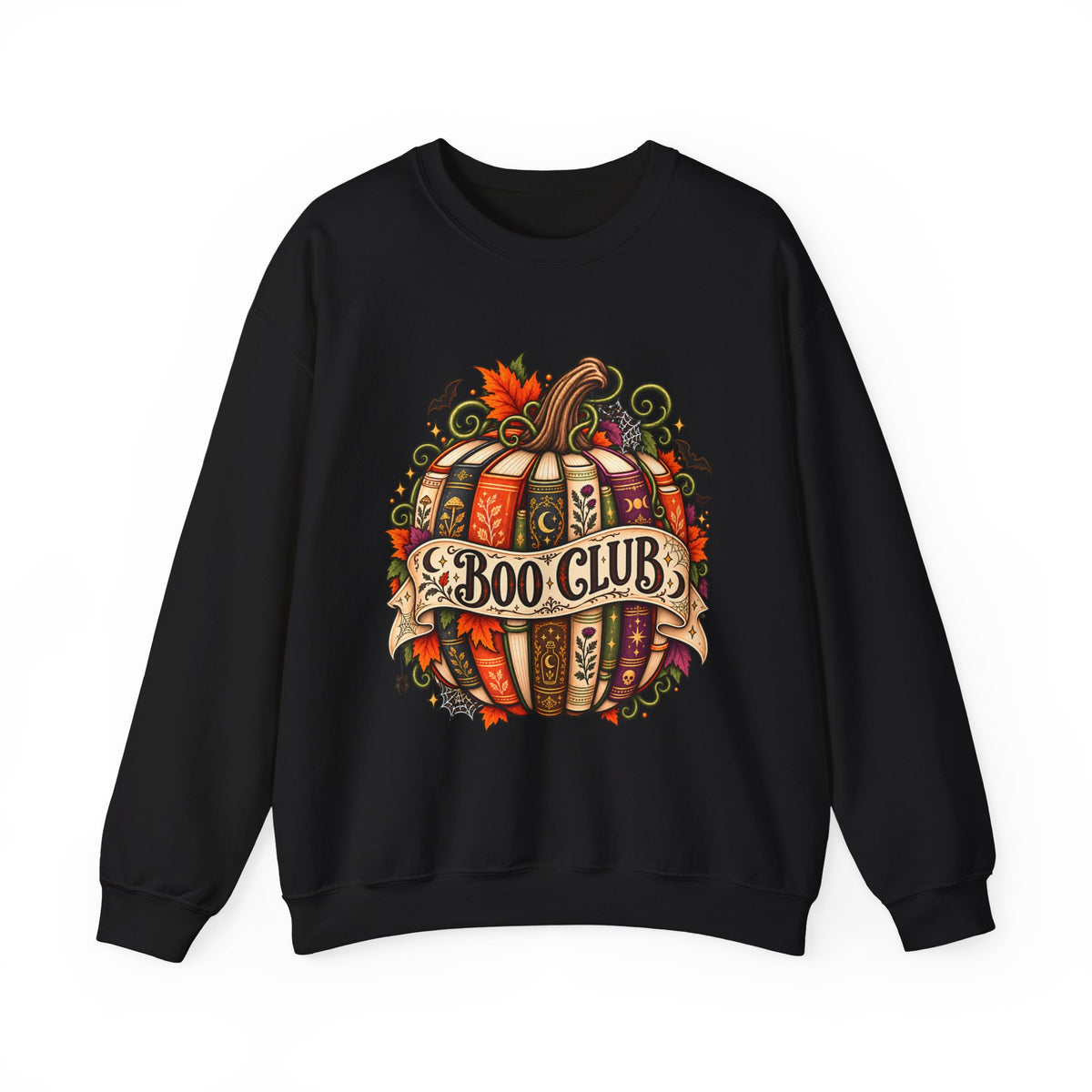 Boo Club Sweatshirt, Halloween Book Club Crewneck, Spooky Bookish Pumpkin, Cozy Fall Reading Gift for Book Lovers